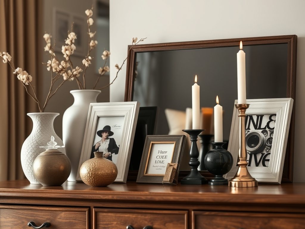 Dekoracje na komodę: jak stworzyć stylową i funkcjonalną aranżację z pomysłem oraz harmonią