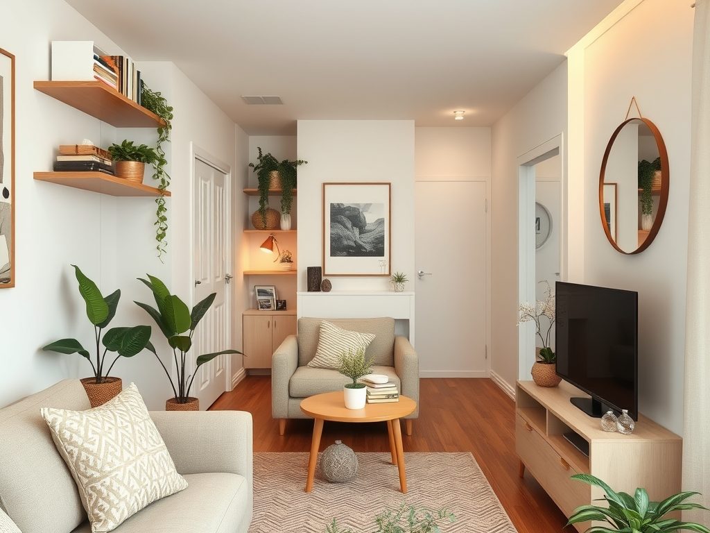 Dekoracje do małego mieszkania: jak łączyć styl z funkcjonalnością i optycznym powiększeniem przestrzeni